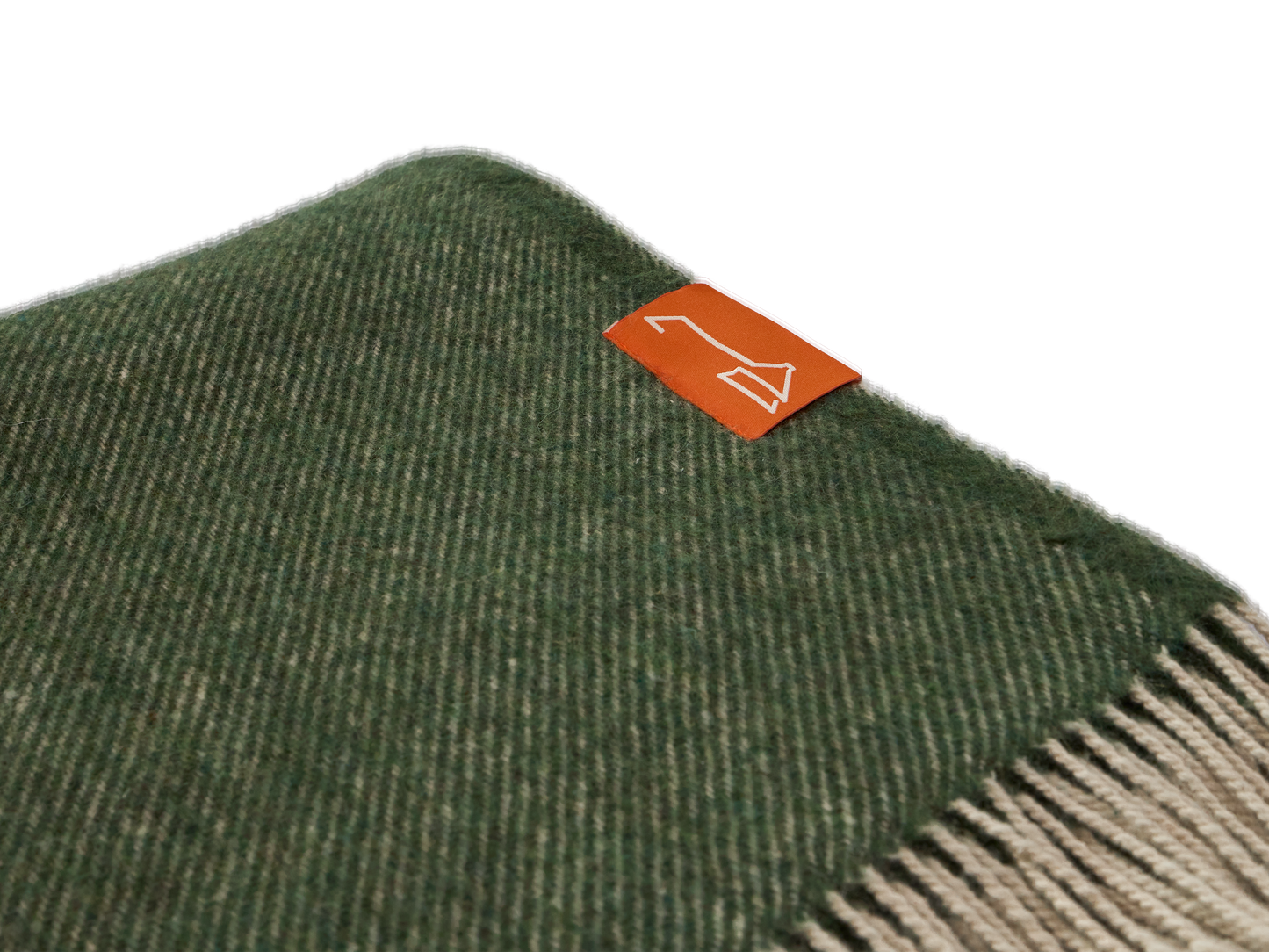 Alpaka Plaid Wolldecke - green