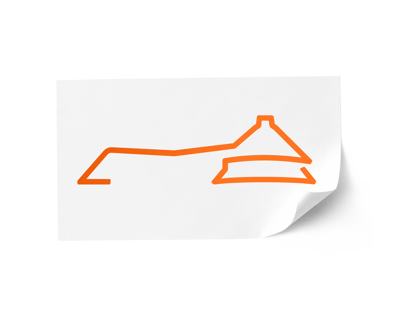 Autoaufkleber orange