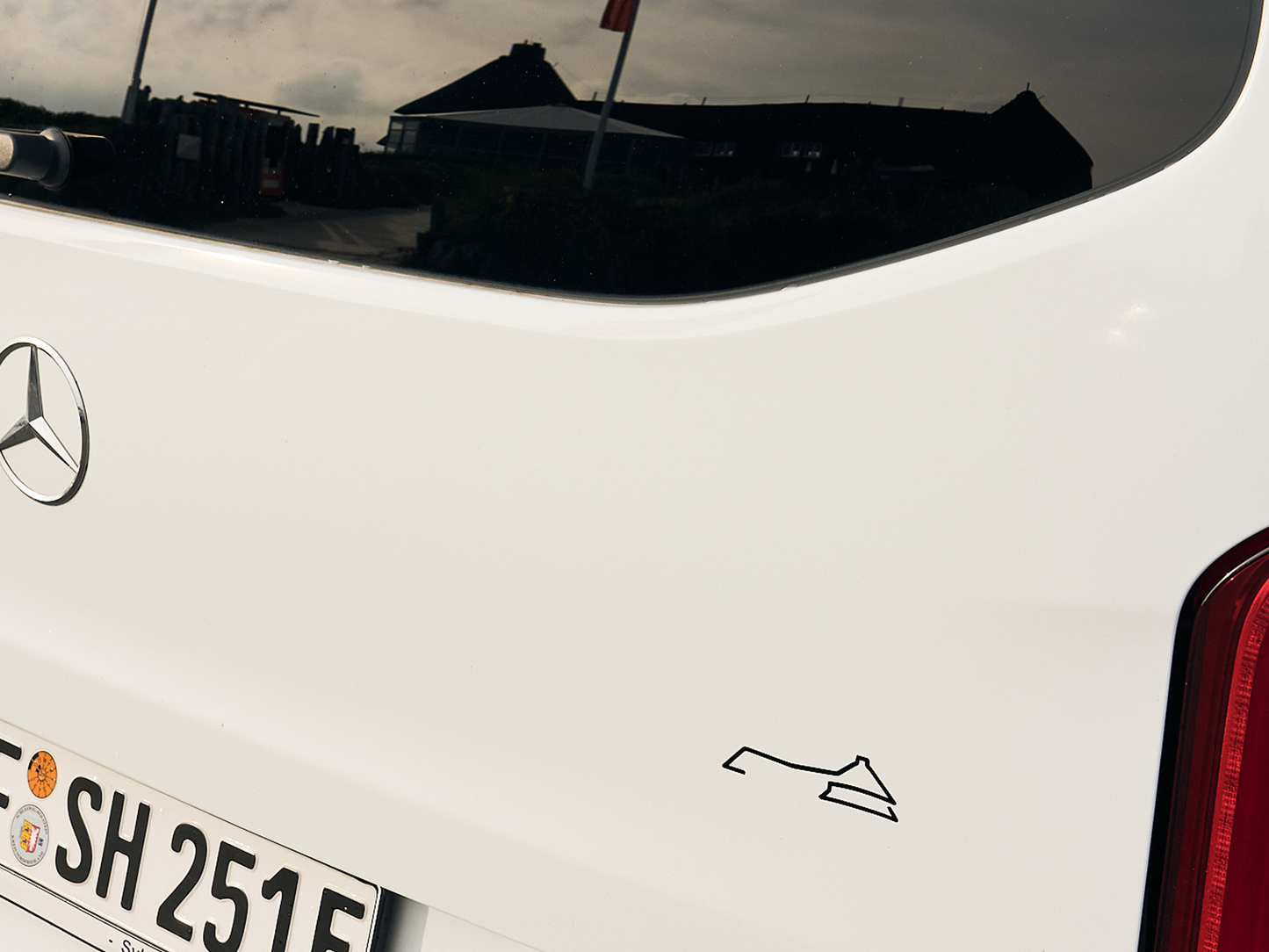 Autoaufkleber schwarz