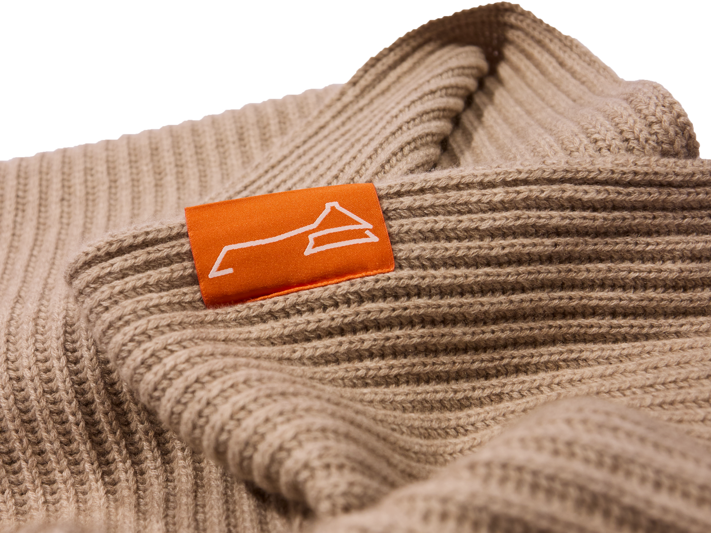 Cashmere Schal XL - organic beige