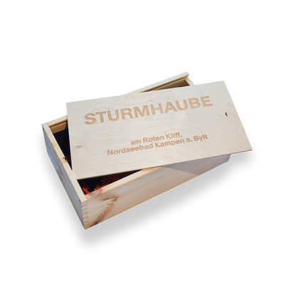 2er Weinkiste aus Holz