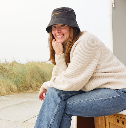 Sturmhaube Bucket Hat - schwarz