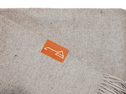 Alpaka Plaid Wolldecke – silvergrey