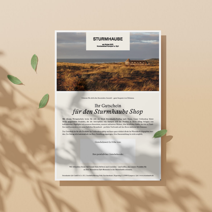 Online Shop Geschenkgutschein