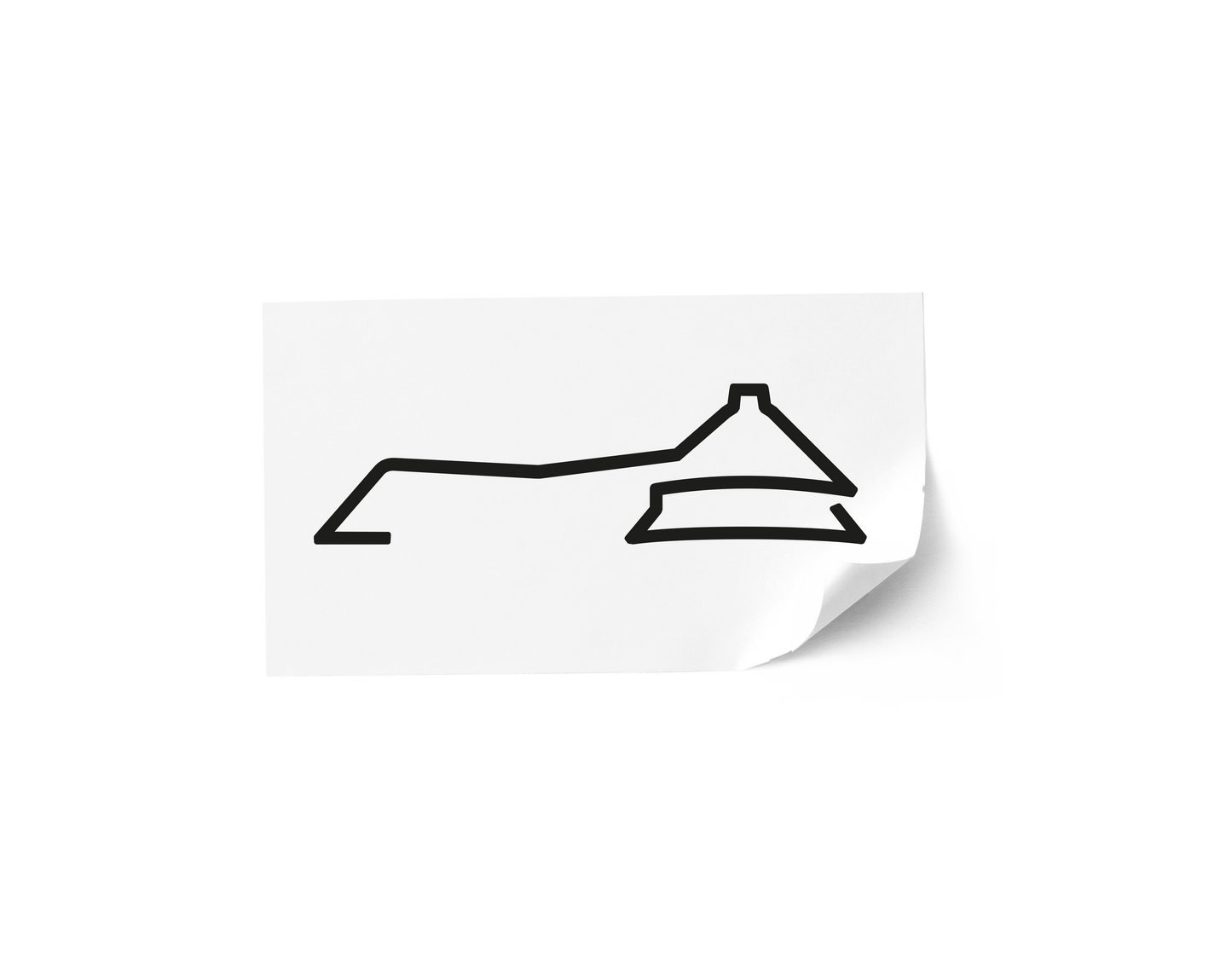 Autoaufkleber "Silhouette" schwarz