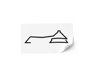 Autoaufkleber "Silhouette" schwarz