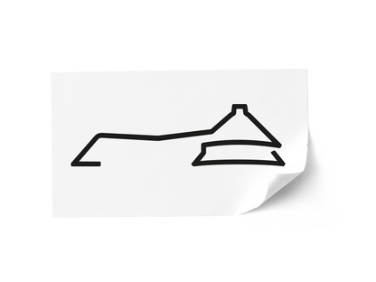 Autoaufkleber schwarz