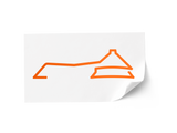 Autoaufkleber orange