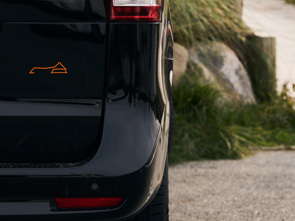 Autoaufkleber orange