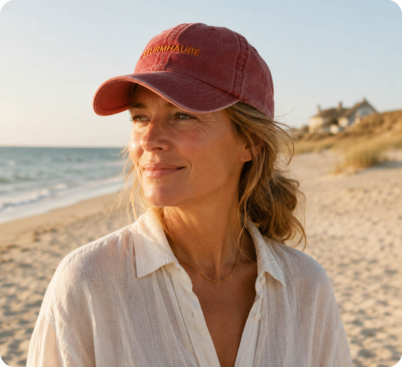 Vintage Cap - red