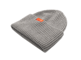 Cashmere Strickmütze - grau