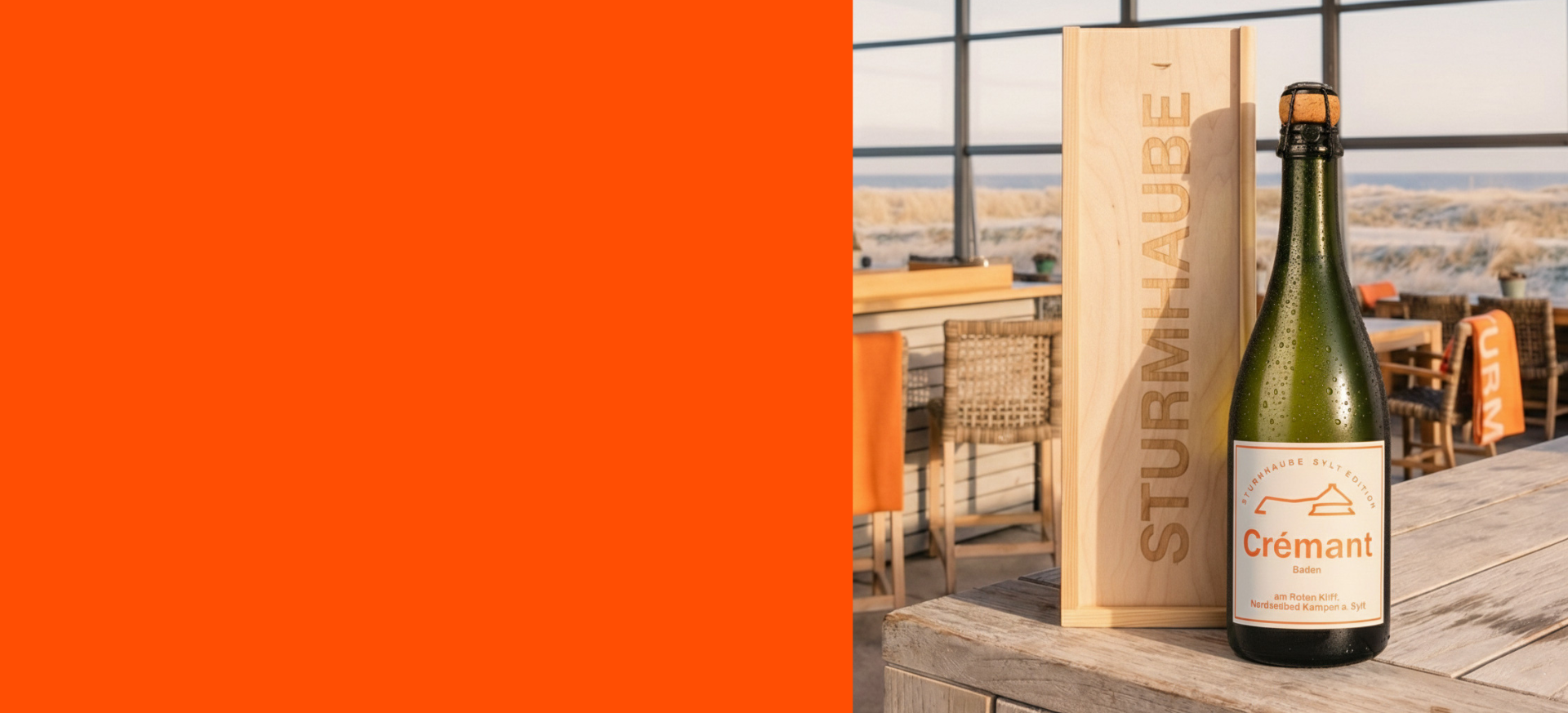 STURMHAUBE Weinkiste aus Holz