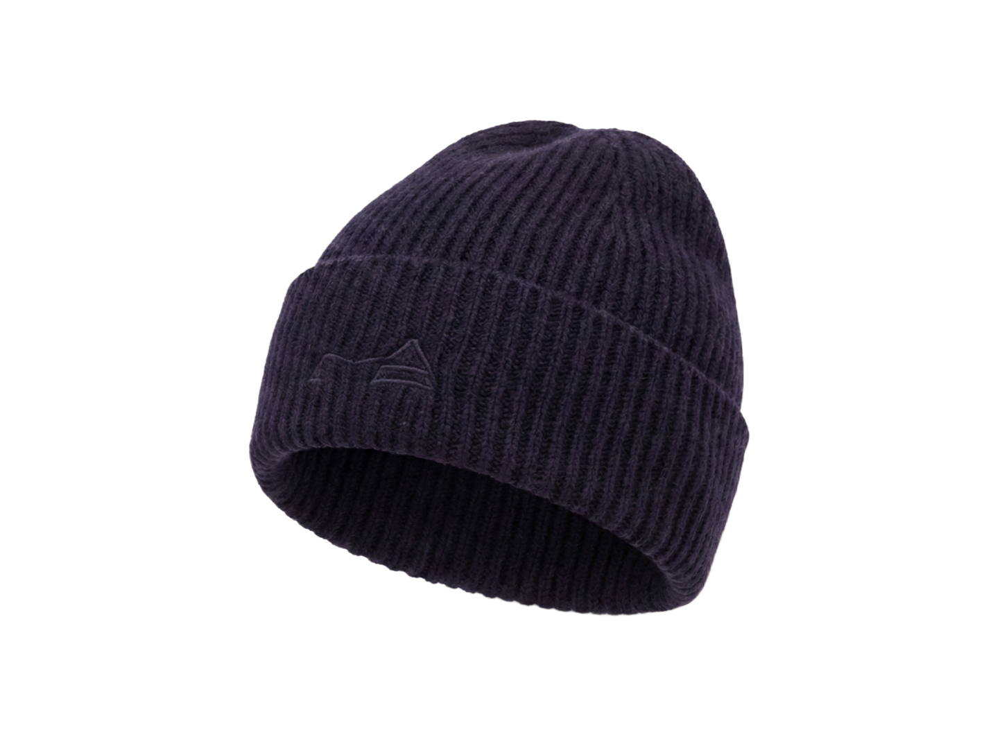 Merino Strickmütze - dark navy